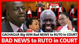 Ruto Kwisha‼️BAD NEWS to RUTO in COURT now ACCUSED of DISOBEYING Orders Against GACHAGUA impeachment