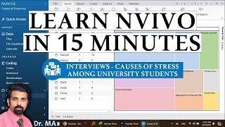 Analyze Interviews Using NVivo in 15 Minutes - Thematic Analysis Using NVivo - Manual Coding