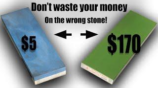 Cheap vs Expensive Sharpening Stones - WATCH BEFORE YOU BUY