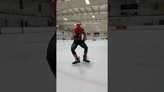 Scary ways I’ve seen beginners stop on ice #hockey #skate #iceskate #figureskating #iceskating