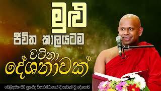 මුළු ජීවිත කාලයටම වටිනා දේශනාවක් | Venerable Welimada Saddaseela Thero