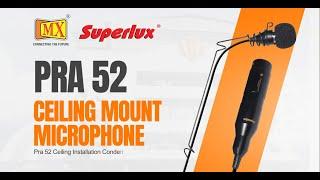 Discover the Superlux PRA 52 High Quality Hanging Microphone for Professional Sound Reinforcement