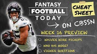 Week 16 Top Waiver Wire Targets, Playoff Tips & More! | 2024 Fantasy Football Advice