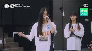 R U Next - Episode 4 - Minju and Yunah rap clip