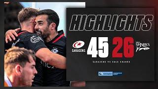 TWO FROM TWO! Lozowski kicks 22 POINTS | Saracens 45-26 Sale Sharks | Premiership Rugby Highlights