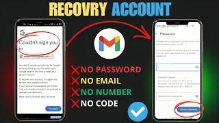 How to Recover Gmail Account in 2025:  Without Code,  Password, or Phone Required!