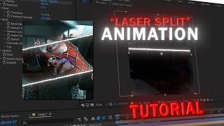 "Laser Split" Animation | After Effects Tutorial