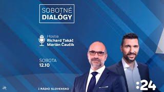 Sobotné dialógy: Takáč vs. Čaučík. Moderátor: „Sľuby sa sľubujú a blázni sa radujú.“ | 21.9.2024