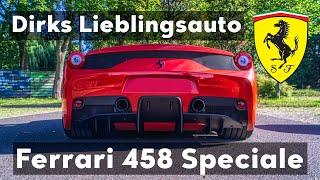 Fahrt und Detailansicht vom Ferrari 458 Speciale - Dirk unterwegs in seinem Lieblingsauto