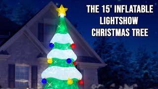 The 15' Inflatable Lightshow Christmas Tree