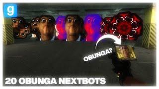 We Get Chased By 20 Obunga Nextbots In GMOD