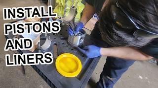 How To Install Pistons and Liners.