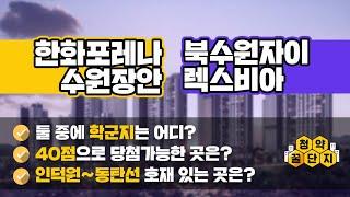 한화포레나수원장안 vs 수원정자자이, 전격 비교!ㅣ청약꿀단지 3화