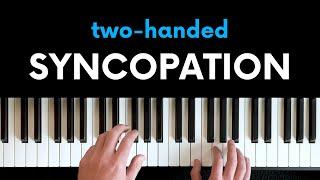 How to play a syncopated groove with two hands