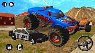 Real Monster Truck Police Chase - Monster Truck Game - Android Gameplay.