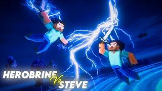 HEROBRINE VS STEVE | ANIMATION FIGHT EDIT 