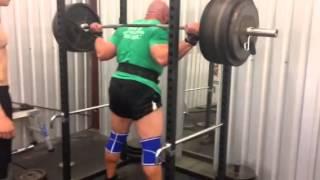 BJ Whitehead squat training 5/39/2014