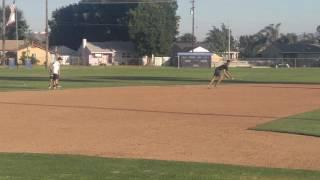 Fielding (Double Play Toss)- Christian Vargas(Black Shirt)