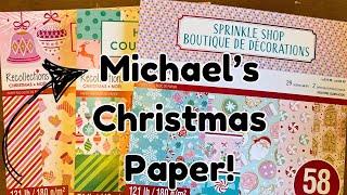 MICHAEL’S CHRISTMAS Paper Pads // What I got today | Michael’s Paper Pads for Junk Journals |