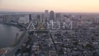 Downtown New Orleans Aerial Stock Footage and Videos | AX61_062