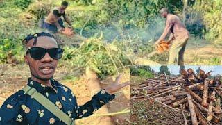 FINALLY IT IS A DREAMCOMETRUE!!CUTTING FIRE WOOD 🪵  FOR BURNING  MY BRICKS