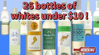 Best Pinot Grigio UNDER $9 at supermarkets (Barefoot, Yellow Tail, etc...)