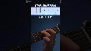 Lil Peep - Star Shopping КАК ИГРАТЬ НА ГИТАРЕ (табы)