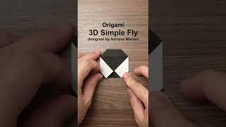 ORIGAMI FLY (Adriano Mariani) #shorts