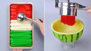 Yummy & Fresh Watermelon Dessert Recipes  Amazing Fruit Cake Decorating Idea | Perfect Cakes