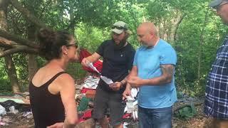 Hespeler residents host community walk to shed light on illegal homeless camps