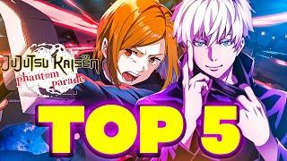 NOUVEAU CODE + TOP 5 DES PERSONNAGES INDISPENSABLES ET  BROKEN DE JUJUTSU KAISEN PHANTOM PARADE !