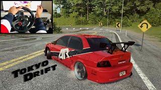 NFS HEAT Mitsubishi Evo Tokyo Drift - LOGITECH G29 gameplay