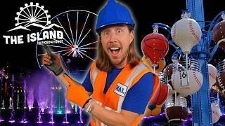 Handyman Hal visits an Amusement Park | The Island in Pigeon Forge | Fun Rides