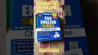 Best Books for SSC CGL, CHSL 2024 Exam • Pinnacle books #shorts