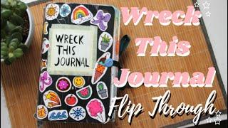 MY COMPLETE WRECK THIS JOURNAL // finished wreck this journal flip through