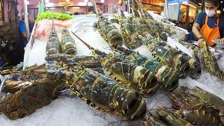 華欣夜市美食-華欣夜市必吃海鮮-海鮮 泰国海鲜一條街 街头食品 Hua Hin Night Market