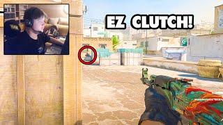 s1mple incredible low HP clutch! Perfecto stunning 1v4 Clutch - CS2