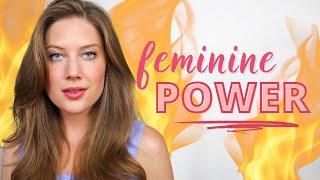 HOW TO STEP INTO YOUR FEMININE POWER // cultivate feminine energy + step into your power as a woman