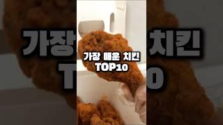 가장 매운 치킨 순위 TOP10