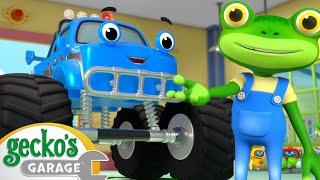 Monster Truck Make Over | Gecko's Garage | Trucks For Children | Cartoons For Kids