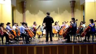 Suzuki Perpetual Motion, Purcell Rigadoon - arr. for cellos - Cello Ensemble, Bolivia