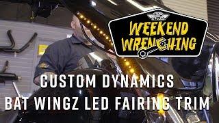How to Install Custom Dynamics Bat Wingz : Harley Davidson Touring Bikes