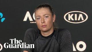 Maria Sharapova rebuffs questions on meldonium and booing after Australian Open exit