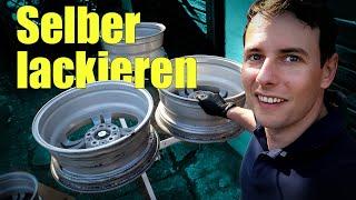 Felgen selber lackieren mit der Sprühdose