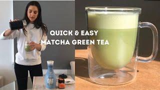 How To Make A Matcha Latte At Home | My Easy 2 minute Matcha Recipe!