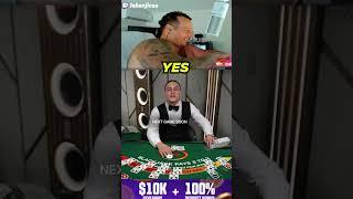 CRAZIEST BLACKJACK DEALER EVER !!