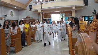 Sto. Cristo Parish   Entrance Procession    Mass presider : Rev. Fr. Angel L. Vital