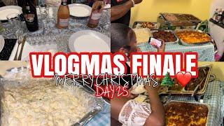 VLOGMAS DAY 25 | CHRISTMAS PREP & DINNER ️