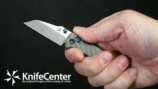 Kansept Knives Dirk Pinkerton Little Main Street Crossbar Lock Folding Knife