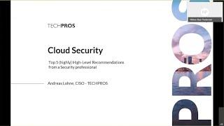 High Level Advise for your Cloud Security Strategy - Andreas Lohne - NDC Oslo 2020